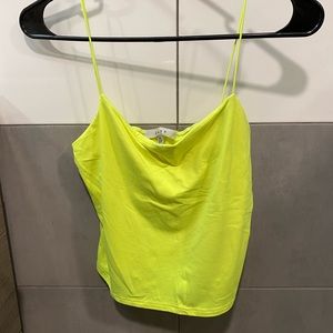 Yellow Crop Top